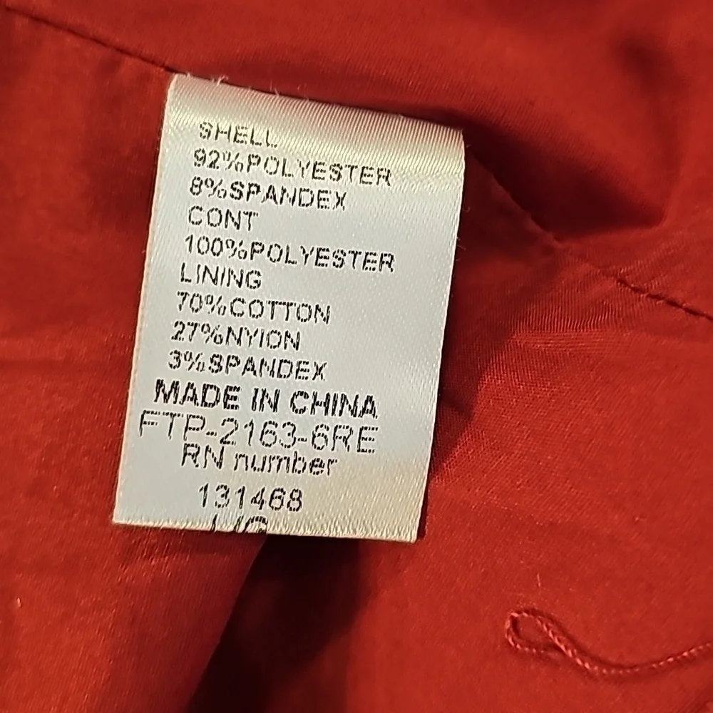 Fate Burnt Orange Delilah Suede Cropped Jacket - Size Large - Picture 12 of 13